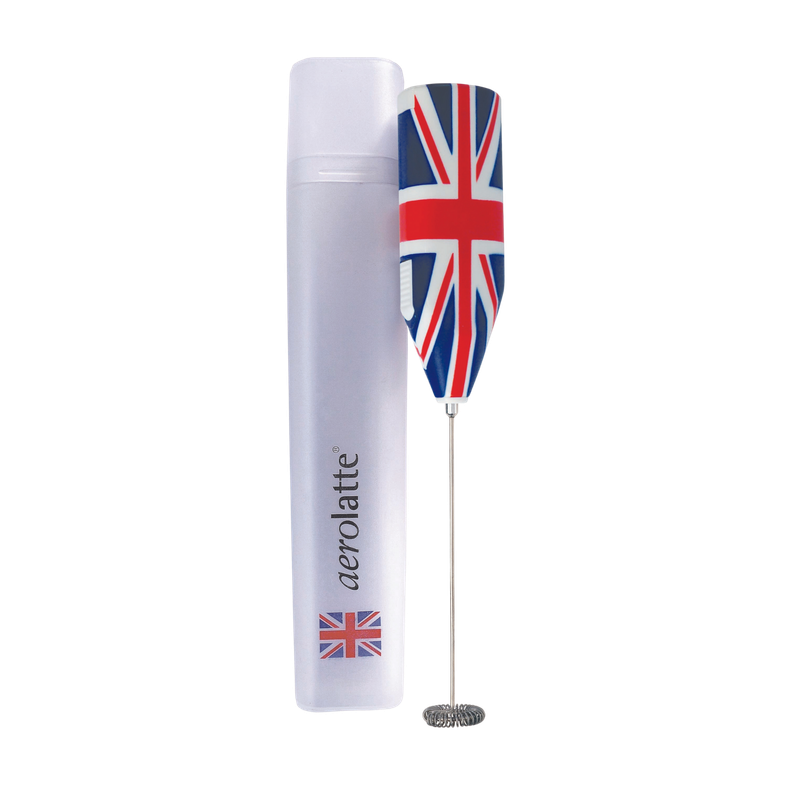 UK Flag Aerolatte Milk Frother with Tube