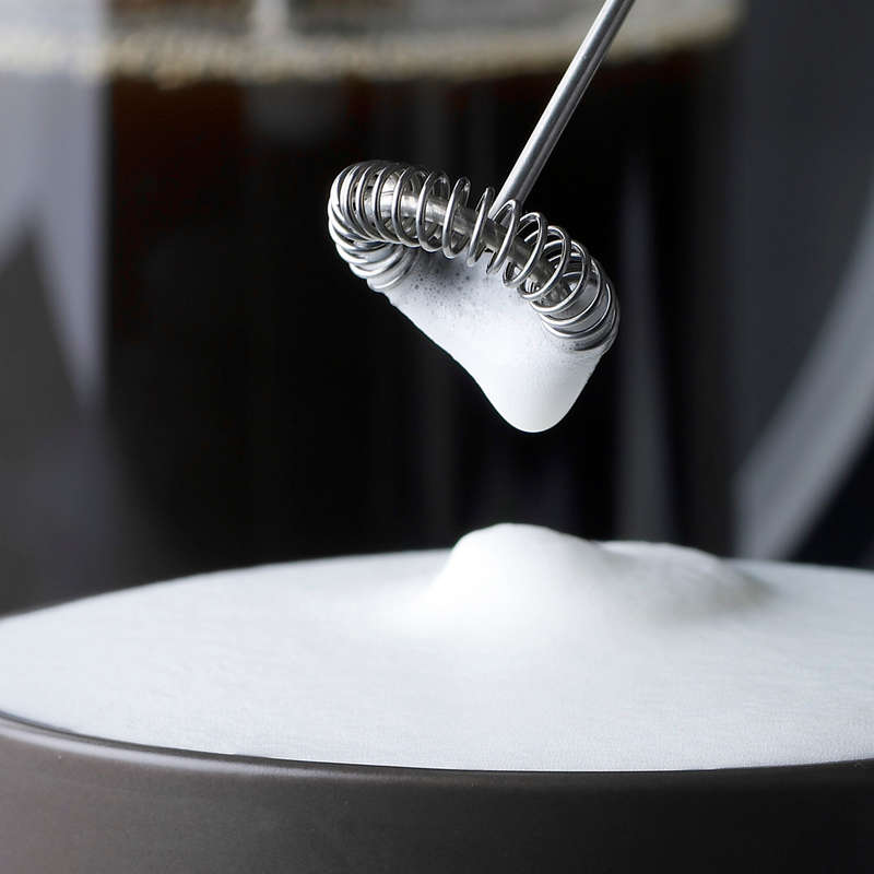 Black Aerolatte Milk Frother with Stand
