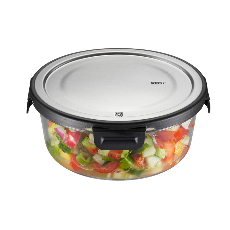 GEFU Round Food Storage Container Milo - 900 ml
