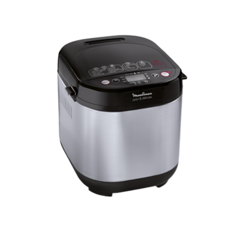 Moulinex 1 Kg S/Steel Breadmaker - 20 Programs