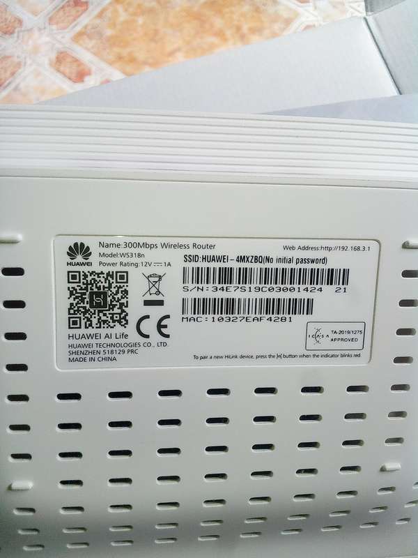 Huawei WS318n N300 Wireless Wifi Router with 2 Antennas