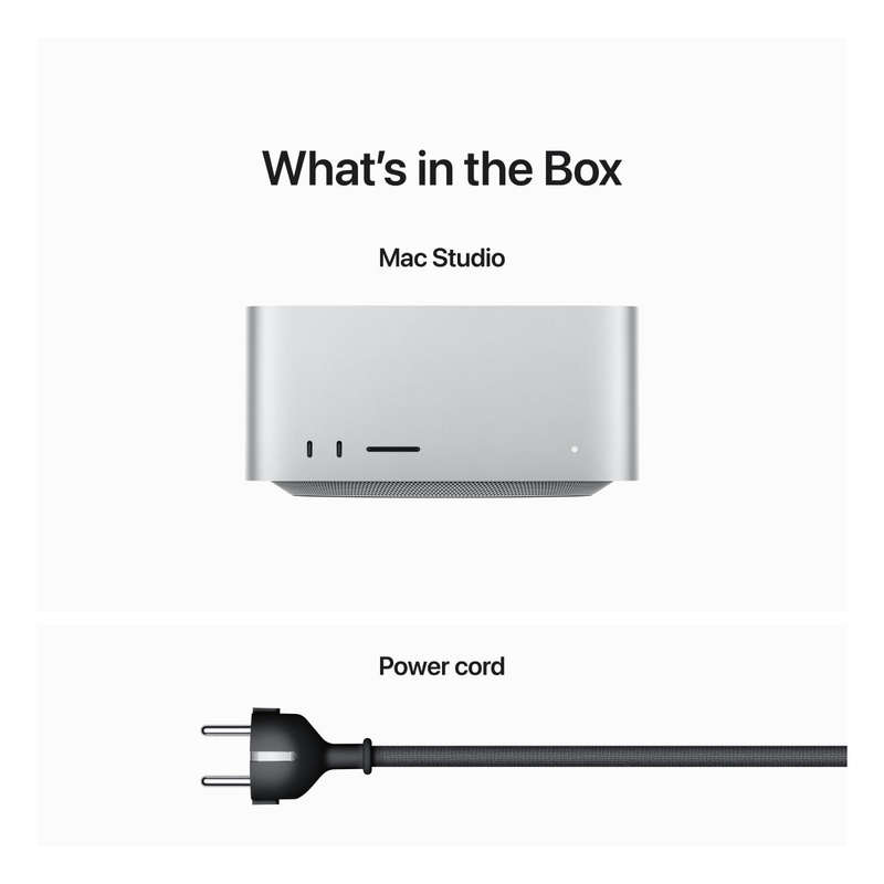 Apple MAC Studio M2 Max; 12 Core CPU; 30 Core GPU; 32GB Memory; 512GB SSD;