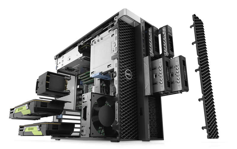 Dell Precision 5820 AI Workflow & Design Workstation Tower - Xeon W2175 - 32GB DDR4 - 256GB SSD -...