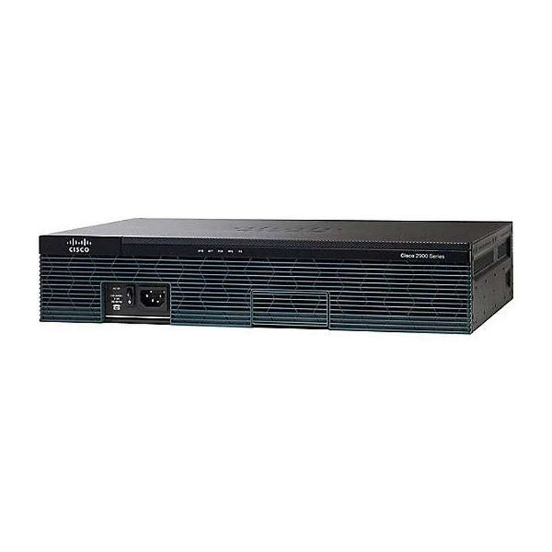 Cisco 2911 3 GE,4 EHWIC,2 DSP,1 SM,256MB CF,512MB DRAM,IPB Router - Used