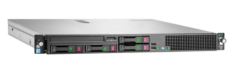 HP ProLiant DL20 Gen 9 1U Rackmount 4 SFF - 1 x Xeon E3-1240 V5 - 16GB DDR4 - 1 x 300GB SAS - Sma...