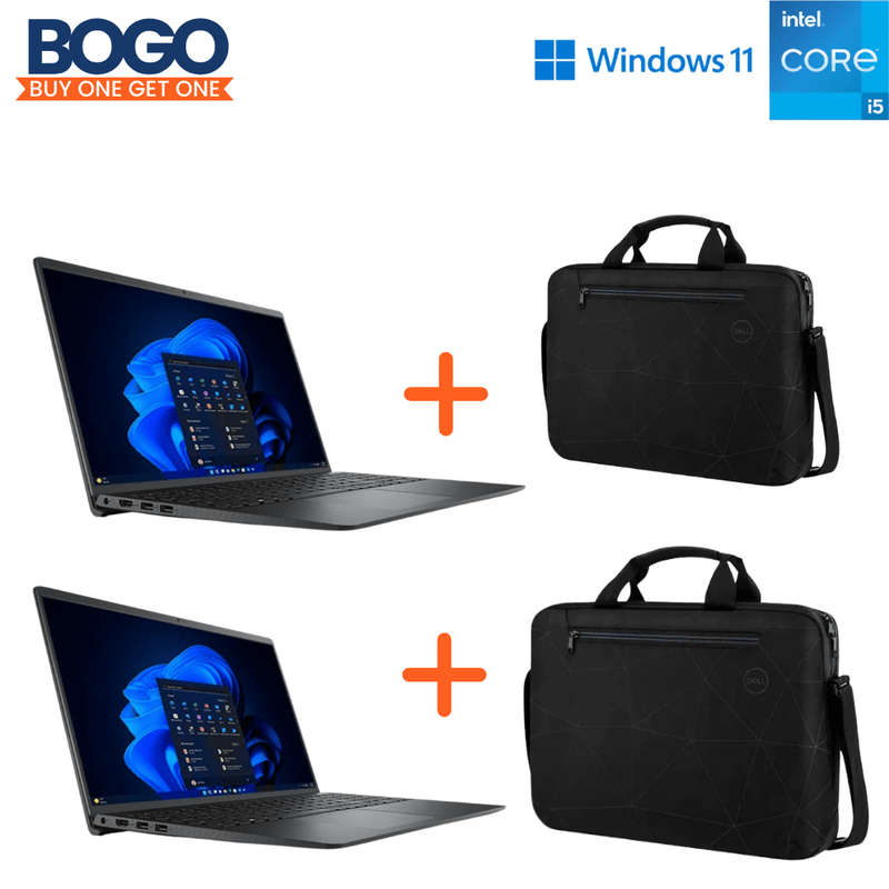 2 x Discounted Dell Inspiron 3520 Professional 15.6 Inch Laptop + Bag - i5 1235U - 8GB PC4 - 512G...