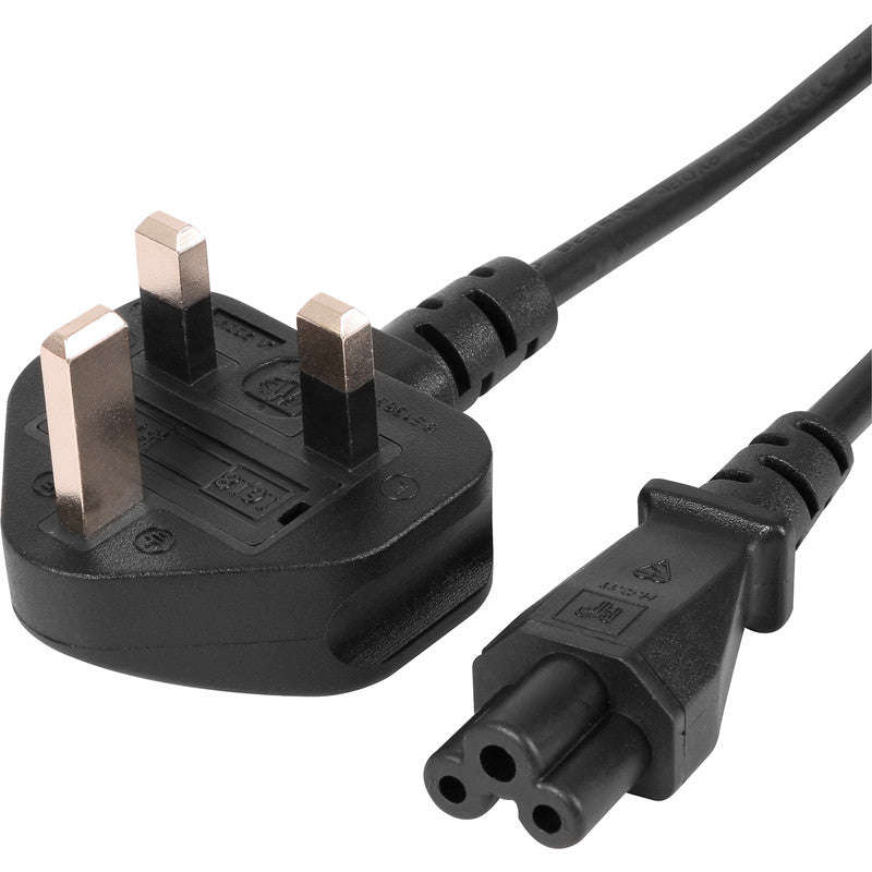 UK Plug clover power cable - Refurb