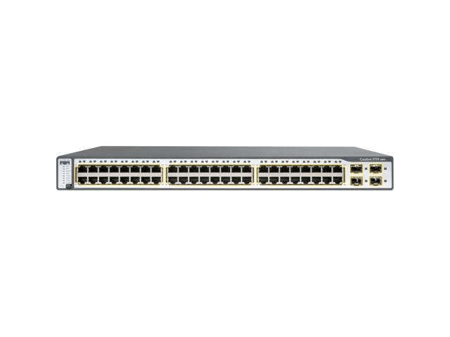Cisco Ws-C3750-48Ps-S - 48 Port 10/100 Poe Switch - Refurb Switch
