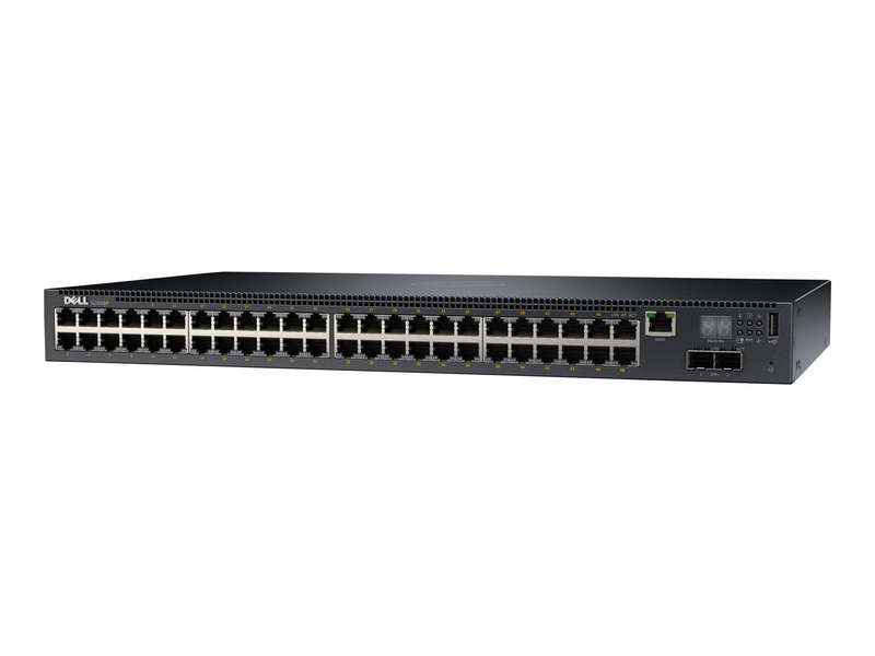 Dell Powerconnect N2048P Poe Switch L2, Poe+, 48X 1GBe + 2X 10GBe Sfp+ Fixed Ports - Refurb