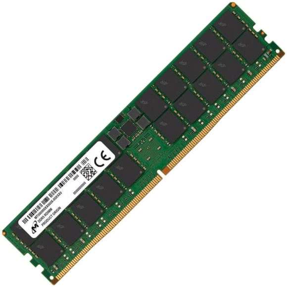 Micron 64GB DDR5 EC8 RDIMM RAM 2RX4 PC5-5600B-RA0-1110-XT - Refurb