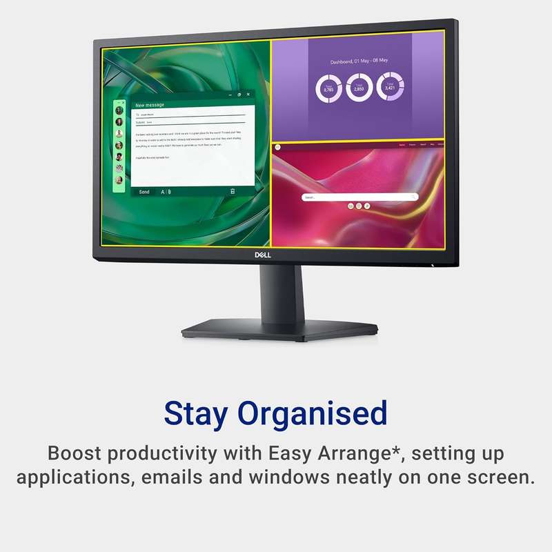 Dell Vostro 3030 Office Desktop Tower Computer Set with Dell SE2225H 21.5 Inch FHD LED Monitor - ...
