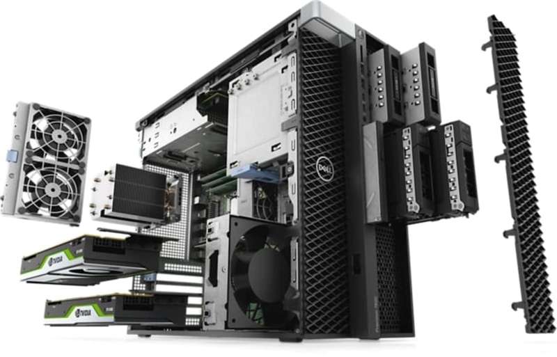 Dell Precision 7820 Engineering and AI Application Workstation Tower - Xeon Gold 5122 - 32GB DDR4...