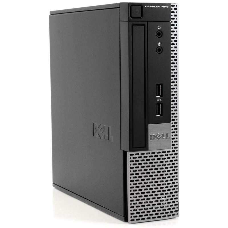 Quad Core Dell Optiplex 7010 USFF - I7 3770S - 4GB DDR3 - 500GB SATA HDD - Win10Pro - Refurb Comp...