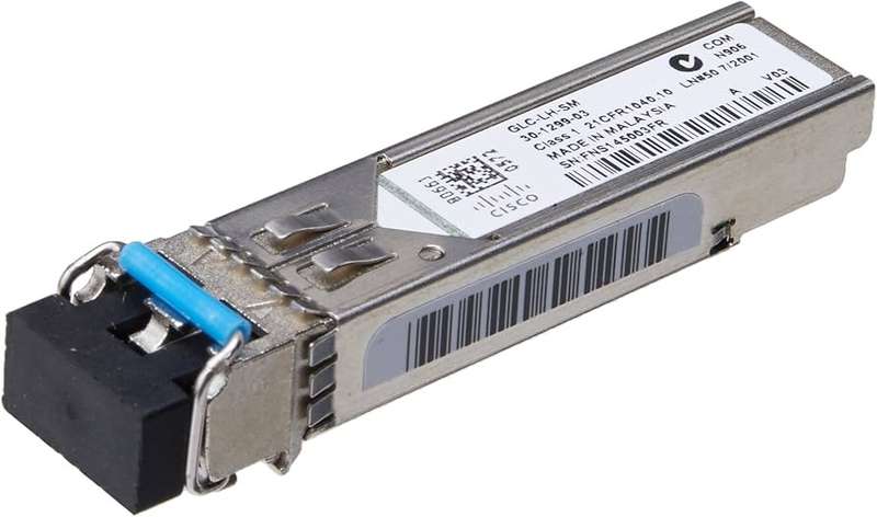Cisco GLC-LH-SM Fiber 20km 1310nm Duplex LC Connector SFP Transceiver - Refurb