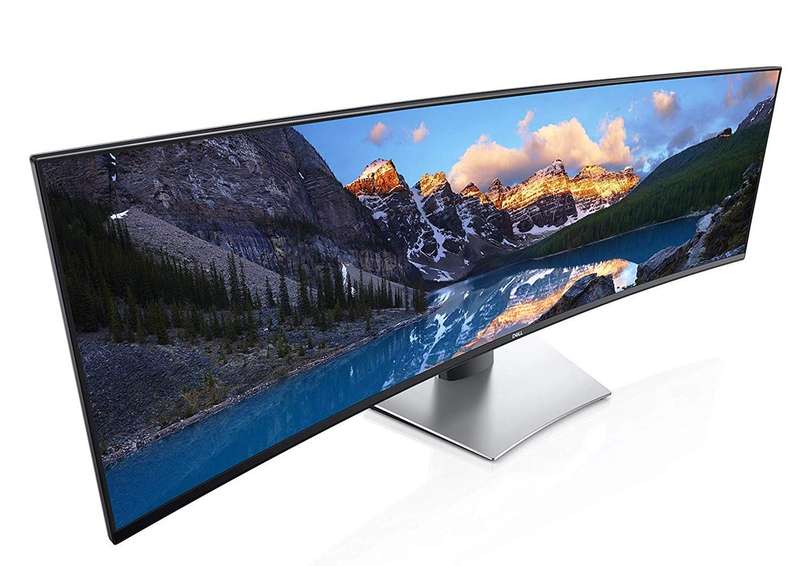 Dell U4919DW 49 Inch Curved Display  Damaged Box