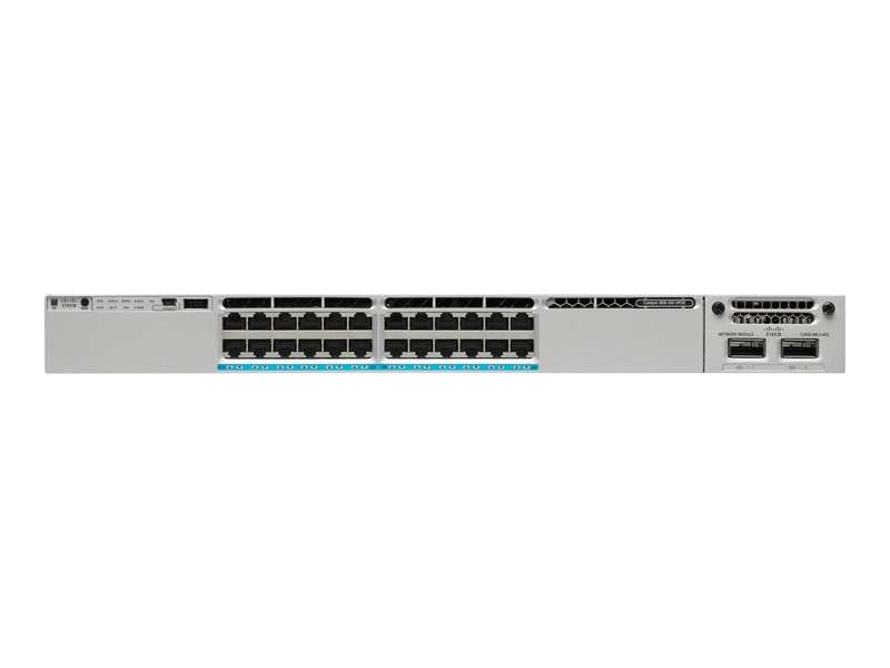 Cisco WS-C3850-24XU-L Stackable 24 100M/1G/2.5G/5G/10G UPoE ports, 1 network module slot - Refurb
