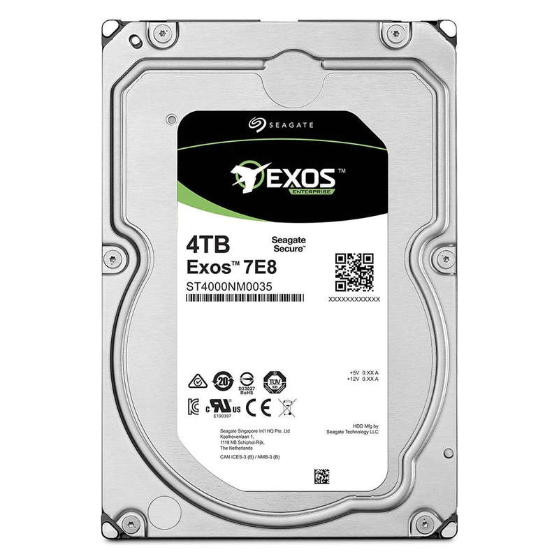 Seagate Skyhawk St4000Nm0035 4TB 7.2K 6G/S 512N SATA 3.5 Inch Enterprise SATA Hard Drive - Refurb