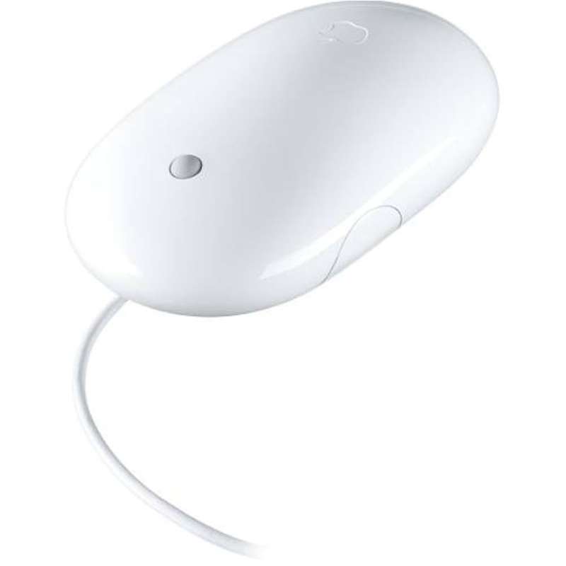 Apple A1152 Mighty Mouse Wired Optical Mouse - Used
