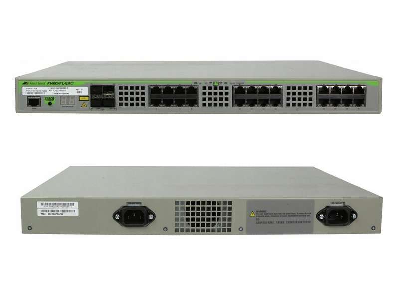 Allied Telesis AT-9924TL-EMC2 24 Port GE 4 x SFP Gigabyte Layer 2 Switch - Refurb