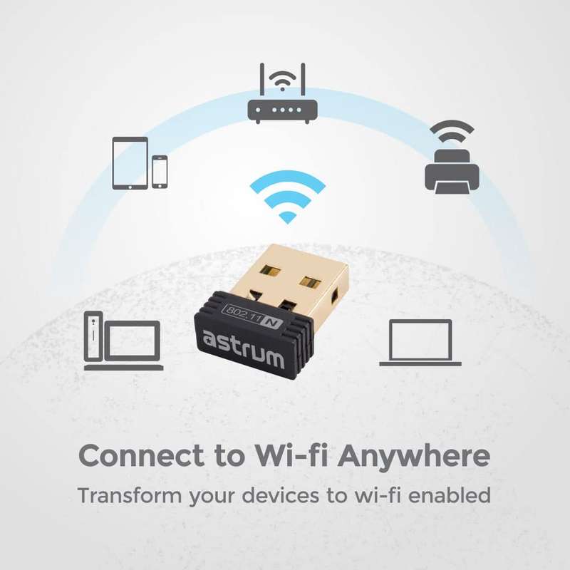 Astrum NA150 Nano Wireless Network Adapter - Open box