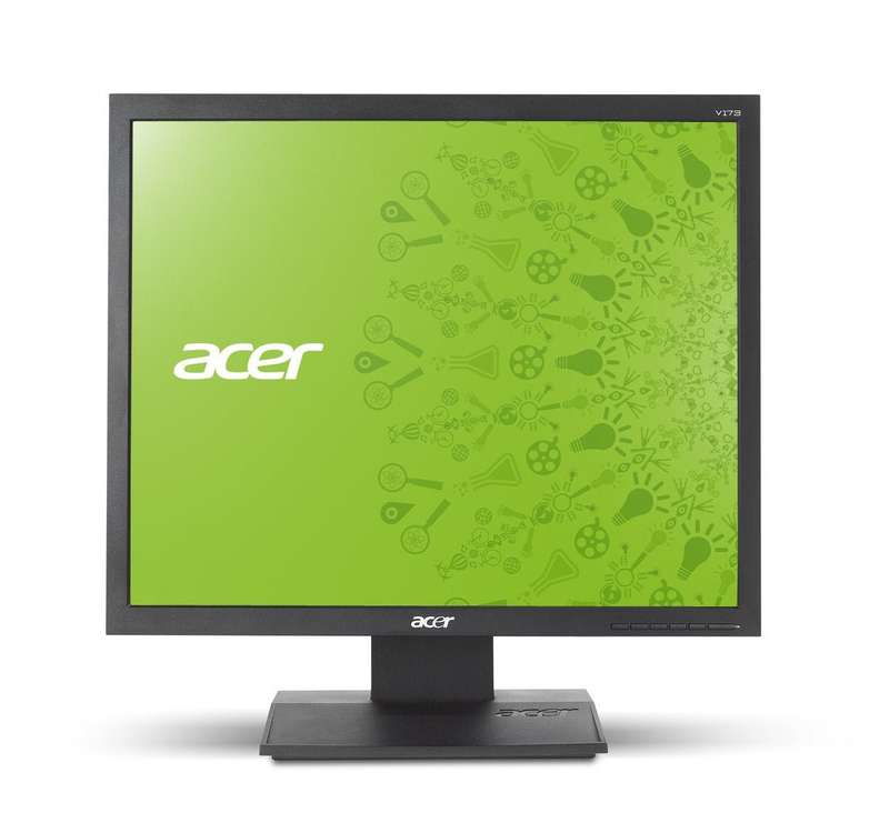 Acer V173 17 Inch Square LCD Monitor; VGA; 1280 x 1024; Refurb Special