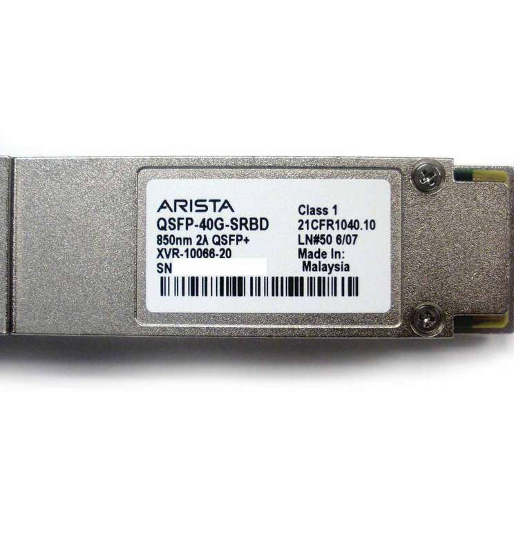 Arista Networks QSFP-40G-UNIV Compatible 40GBASE-UNIV QSFP+ 1310nm 2km DOM Duplex LC/UPC SMF/MMF ...