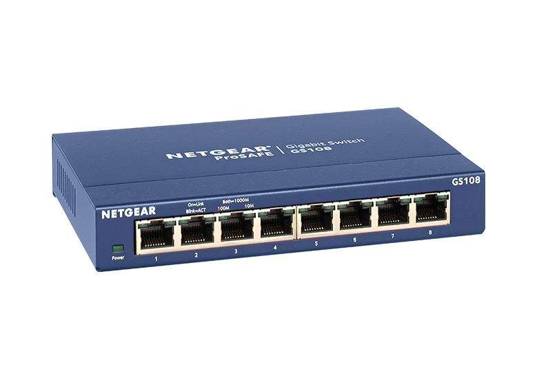 8-Port Gigabit Ethernet Unmanaged Switch - Used