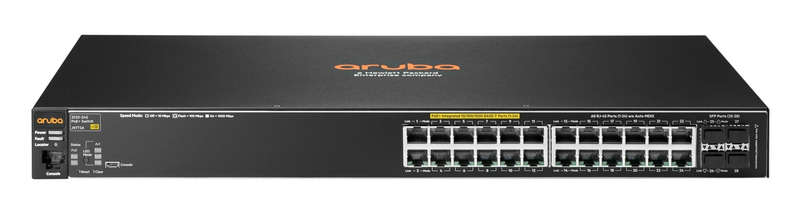 Aruba J9773A 2530-24G-PoE+ 24 Port Gigabit PoE Switch - Used
