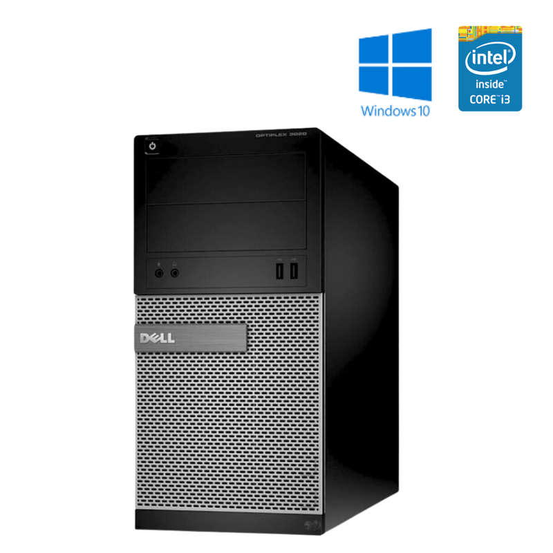 DELL OPTIPLEX 3020 MT - I3 4130 - 4GB DDR3 - 256GB SSD - WINDOWS 10 PRO 64 BIT - REFURBISHED COMP...