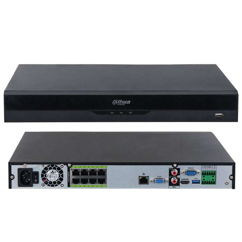 Dahua NVR5216-8P-EI 16CH 2HDD 8 PoE 1U NVR; Refurb