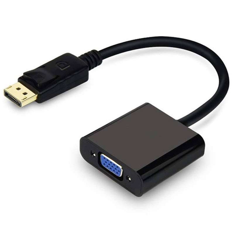 DisplayPort to VGA Converter Adapter  1080P Full HD  Refurb