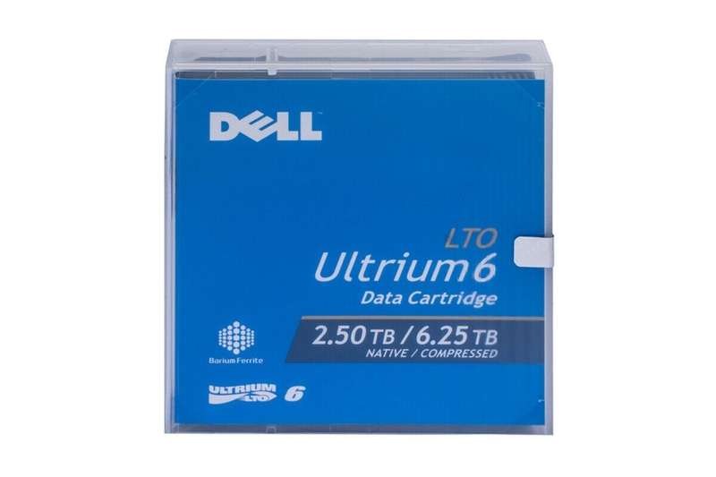 Dell Lto-6 Tape Media 2.5TB/6.25TB Lto-6 Ultrium Tape Cartridge Part# 342-5450 (P/N 3W22T) -