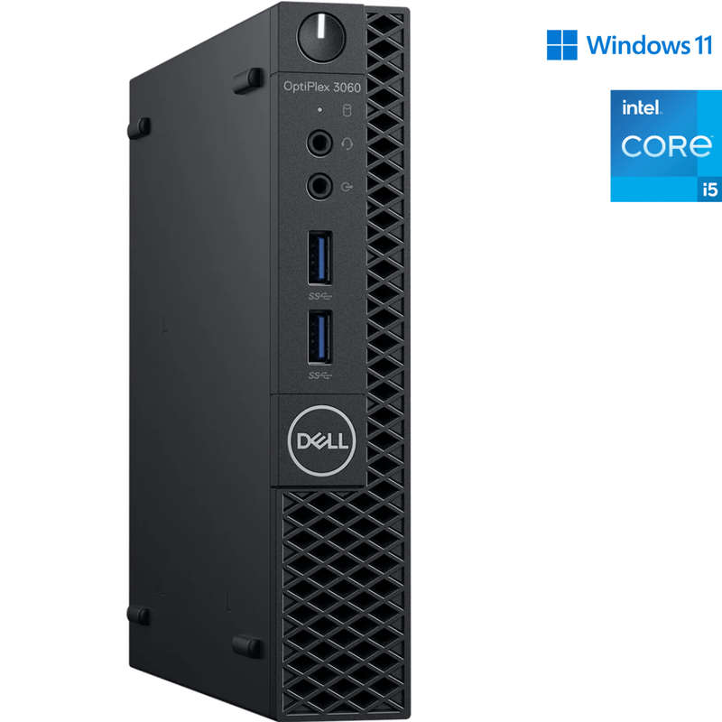 Dell Optiplex 3060 Micro Business Computer - I5 8400T - 16GB DDR4 - 256GB SSD - Win11Pro - Refurb