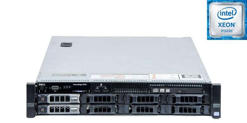 Dell OEML R720 2U Rackmount Server 8 LFF - 2 x Xeon E5-2640 V2 - 64GB DDR3 - 8 x 4TB SATA - Perc ...