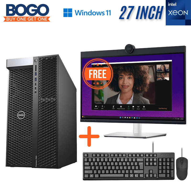 Dell Precision 7920 VR and AI Application Workstation Tower + Free Monitor - Xeon Silver 4215 - 6...