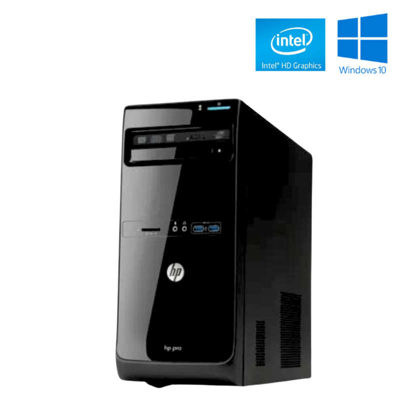 HP PRO 3400 MT - PENTIUM G630 - 4GB DDR3 - 500GB SATA HDD - WINDOWS 10 PRO 64 BIT - REFURBISHED C...