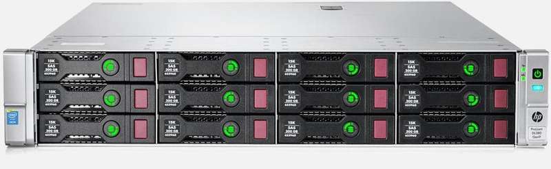 HP Proliant DL380 Gen9 2U Rackmount Server 12 LFF Front 2 LFF Rear - 2 x Xeon E5-2699 V3 - 128GB ...