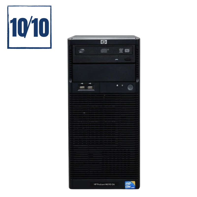 HP PROLIANT ML110 G6 TOWER - XEON 3040 - 2GB DDR3 - 80GB SATA HDD - WINDOWS 10 PRO 64 BIT - REFUR...