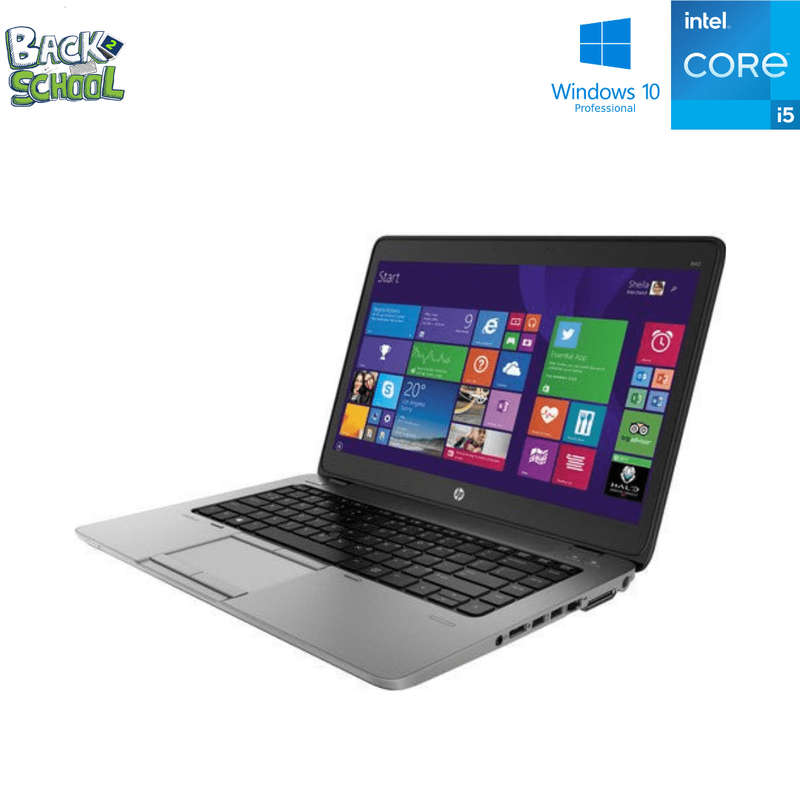 HP EliteBook 840 G2 14 Inch Student Laptop; i5 5300u; 4GB PC3; 128GB SSD; Win10Pro; Refurb Special