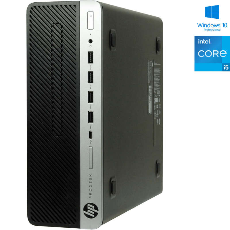 HP ProDesk 600 G3 SFF Sales Computer - i5 7500 - 8GB DDR4 - 256GB SSD - Win10Pro - Used Desktop PC