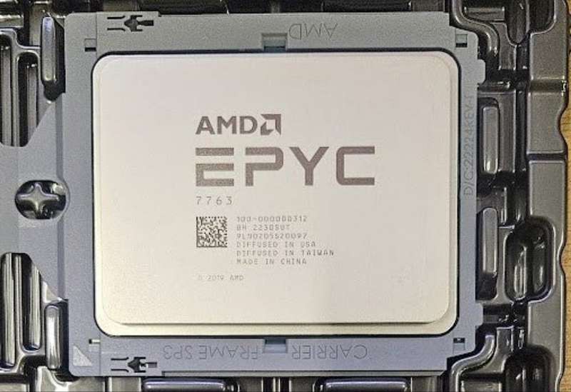 New (Not original box) AMD Epyc Tetrahexaconta-core 7763 - Server & Game Platform Processor - Sin...