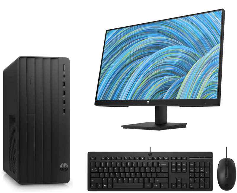 HP 290 G9 MT Computer + Free Monitor - Celeron G6900 - 8GB PC4 - 512GB NVMe SSD - Win11Pro - HP P...