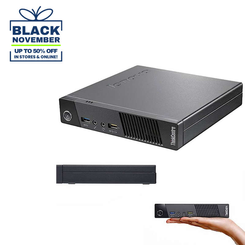 LENOVO THINKCENTRE M93P TINY - CORE I5 - 4570T - 8GB DDR3 - 256GB SSD - INTEL HD 4600 - B GRADE C...
