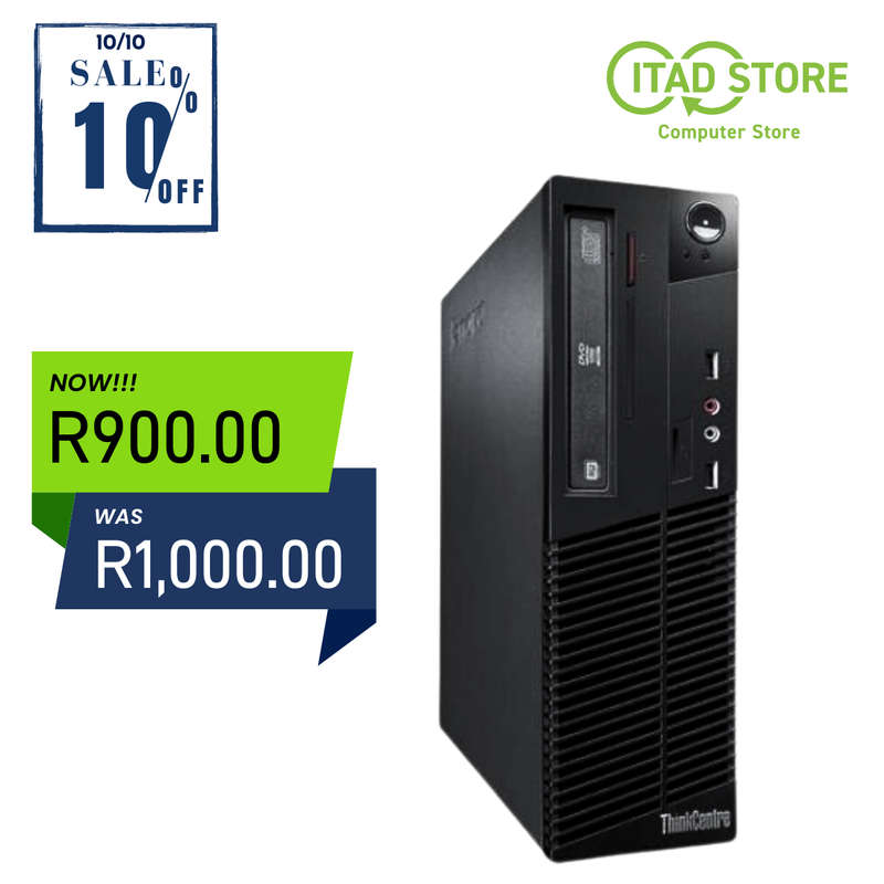 Lenovo Thinkcentre M72E SFF - Pentium G850 - 2GB DDR3 - 80GB HDD C Grade Computer
