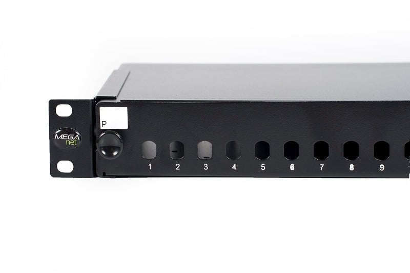 Meganet MEGALSPA2SCD12 LC Q(Quad) 12 Port Sliding Panel -