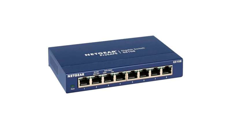 Netgear GS108v4 8 Port Gigabit Ethernet Switch  Used