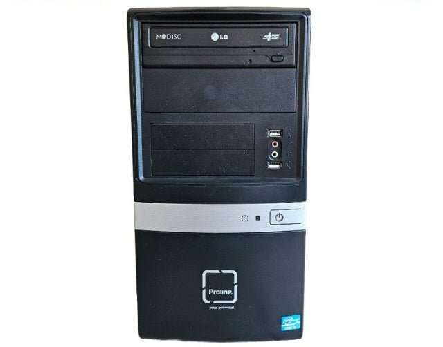 Proline MT School Computer - I3 3240 3.40 Ghz - 4GB DDR3 - 500GB HDD - Win10Pro - Used Desktop Pc