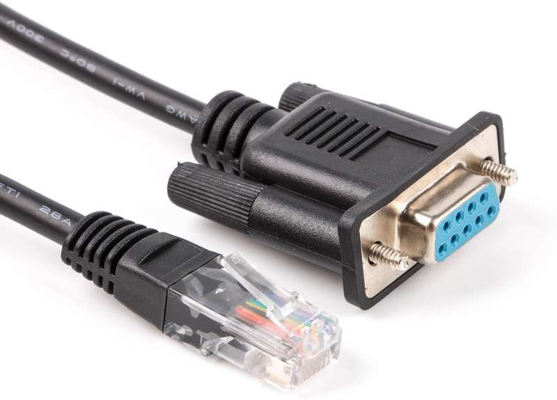 Rs-232 Female To Rj-45 (Serial To Lan) - Communication Cable -