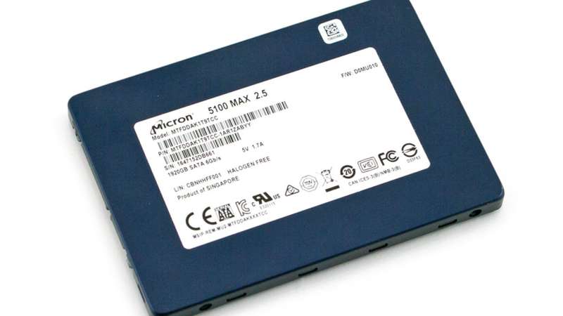 Micron 5100 Max Mtfddak1T9Tcc-1Ar1Zabyy 1.92TB 6GBps Etlc Mixed Use SATA Solid State Drive - Refurb