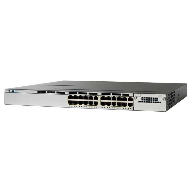 Cisco WS-C3850-24P-S 24 Port PoE Managed Switch  Refurb